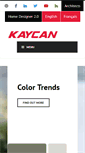 Mobile Screenshot of kaycan.com